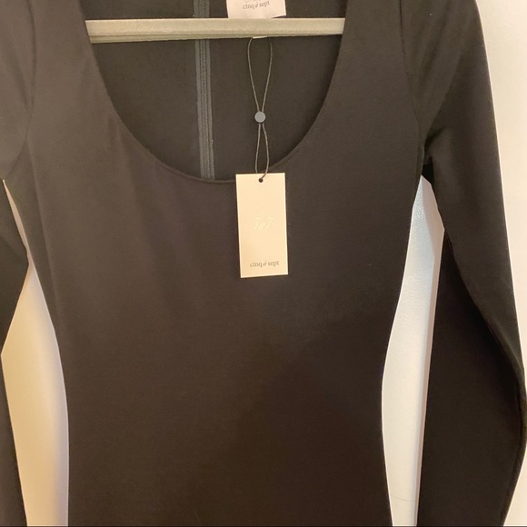 NEW Cinq a Sept “Gwen” long sleeve gown size 2 - Picture 2 of 8